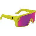 Monolith, Matte Neon Yellow/Happy Grey Green with Pink Spectra Mirror Lenses