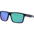 Moonraker, Matte Black/Green Mirror Polarised Lenses