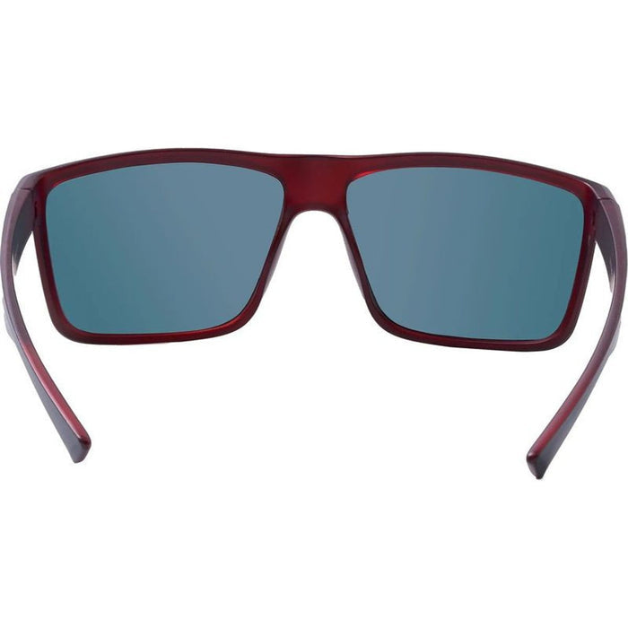 Moonraker, Matte Black and Crystal Red/Red Mirror Polarised Lenses