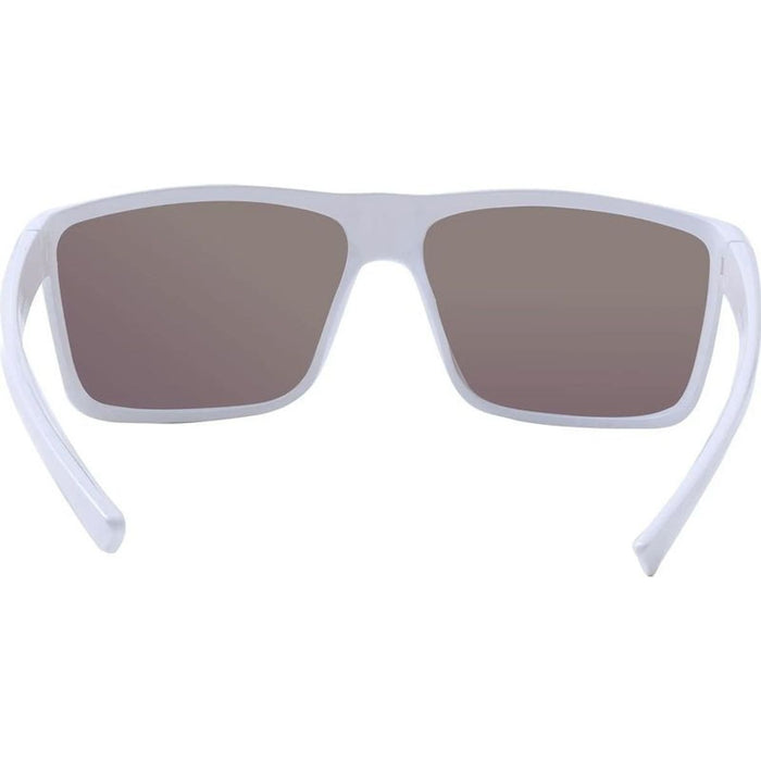 Moonraker, Shiny White/Ice Blue Mirror Polarised Lenses