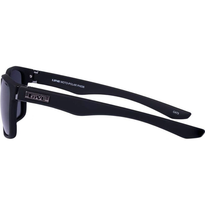 Moto, Matte Black/Grey Polarised Lenses