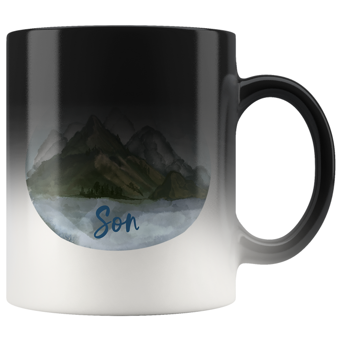 Mountain Lake Color Change SON 11oz Mug   Shipping Included
