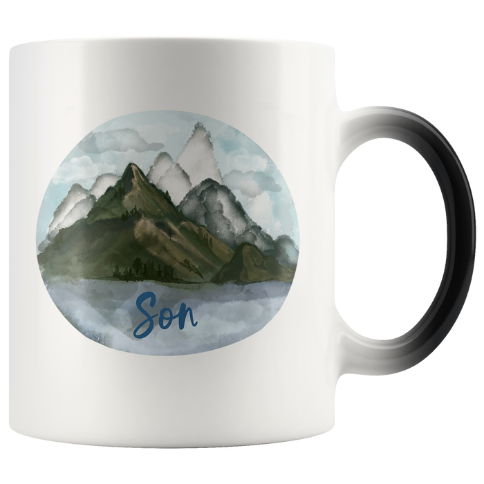 Mountain Lake Color Change SON 11oz Mug   Shipping Included