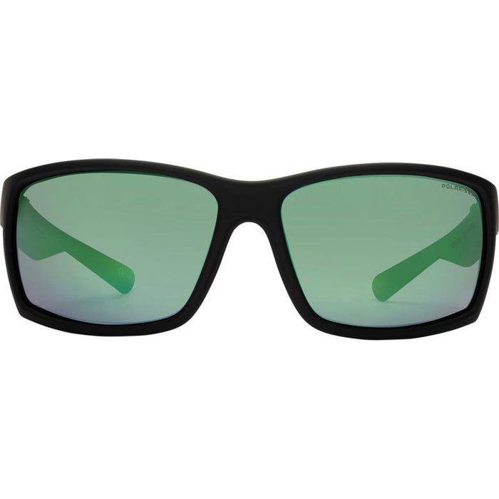 Musgrave X, Matte Black/Green Mirror Polarised Lenses
