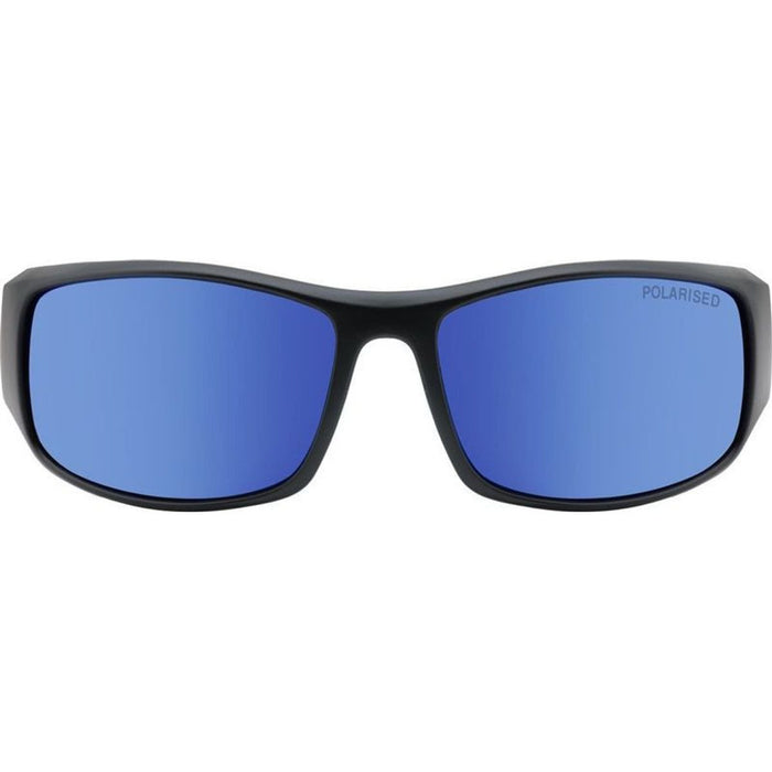 Muzzle, Satin Black/Blue Mirror Polarised Lenses