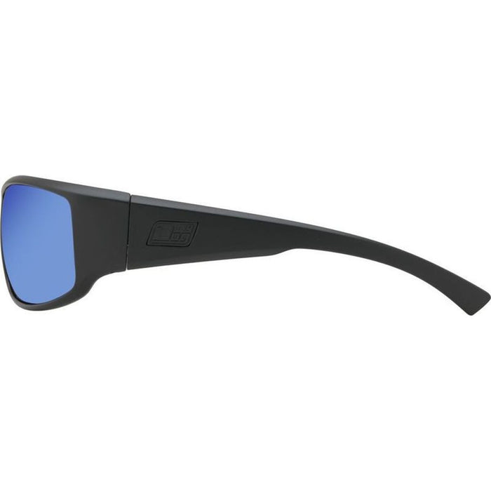 Muzzle, Satin Black/Blue Mirror Polarised Lenses