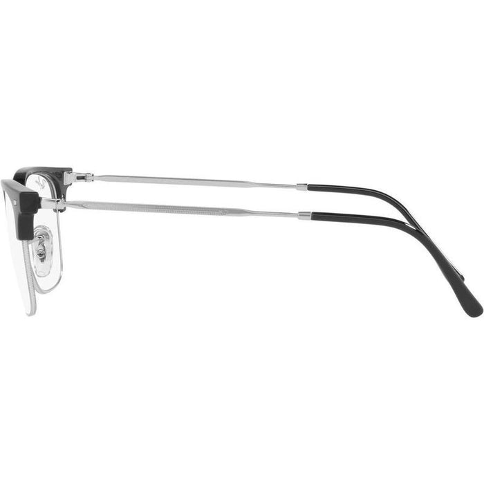 New Clubmaster RX7216, Black on Silver/Clear Lenses