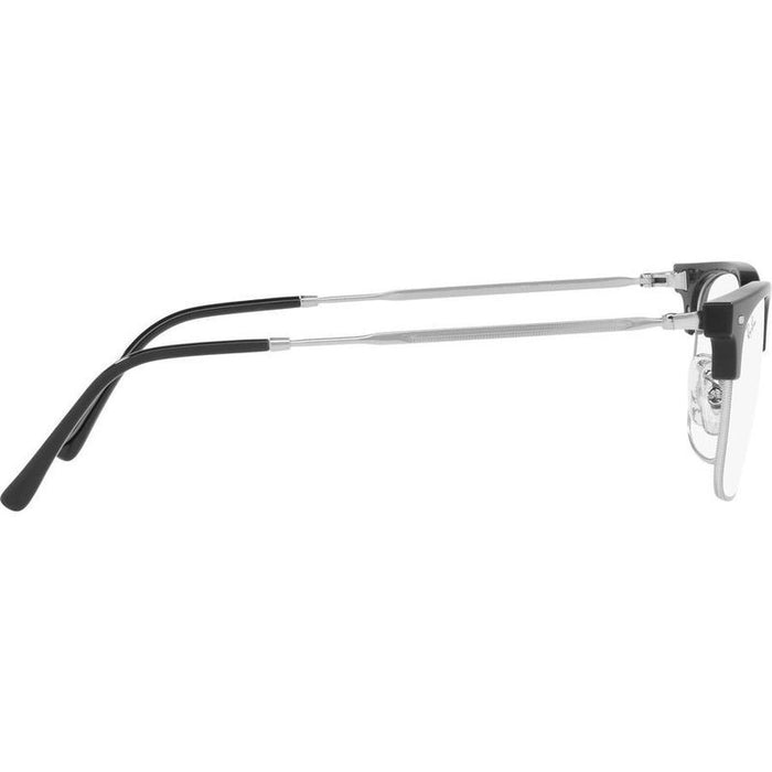 New Clubmaster RX7216, Black on Silver/Clear Lenses
