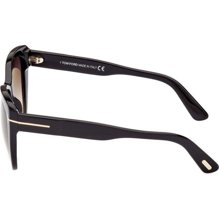Nora FT0937, Shiny Black/Smoke Gradient Lenses