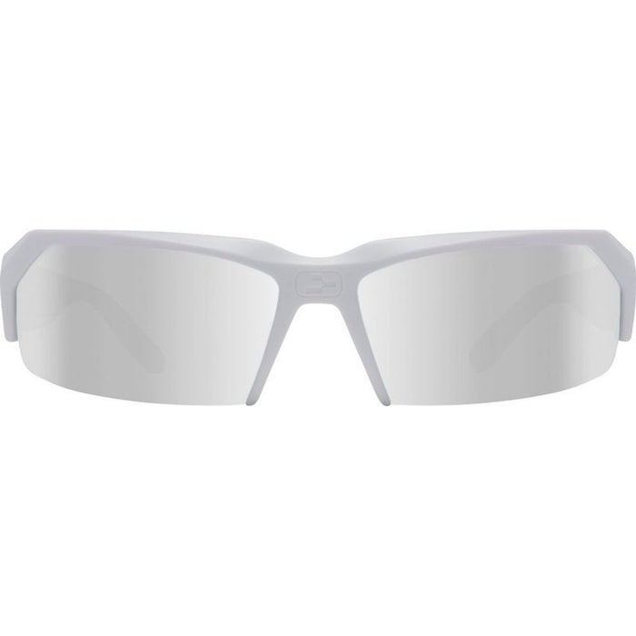 Oblivion, Matte White/Stealth Mirror Polarised Lenses