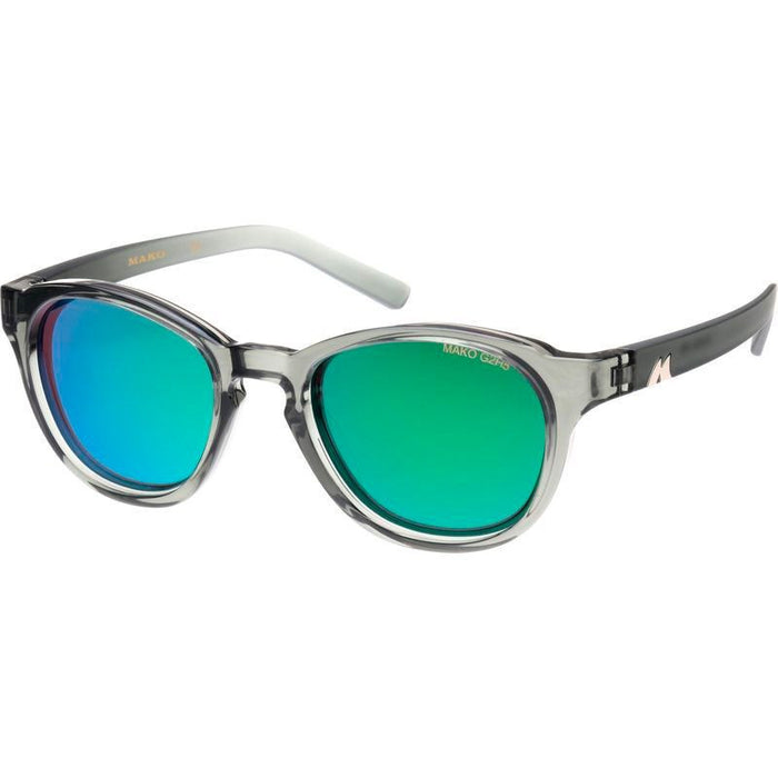 Oceans, Translucent Grey/Rose Green Mirror Glass Polarised Lenses