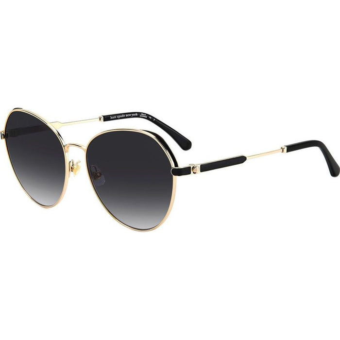 Octavia, Gold and Black/Dark Grey Gradient Lenses