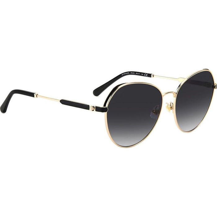 Octavia, Gold and Black/Dark Grey Gradient Lenses