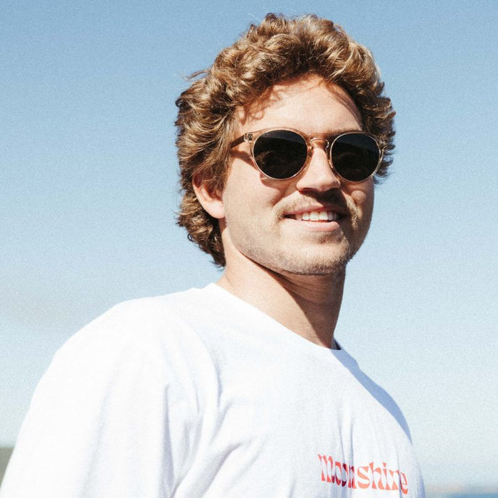 Omar X, Eco Crystal Pebble and Havana Zinnia/Grey Glass Polarised Lenses
