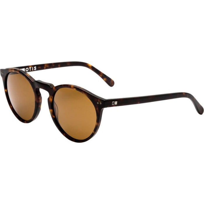 Omar, Eco Matte Dark Tort/Brown Glass Lenses