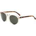 Omar, Eco Crystal Pebble and Havana Zinnia/L.I.T Grey Glass Polarised Lenses
