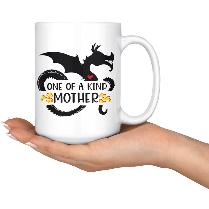 One of a Kind Dragon Mom, 11oz & 15oz Mug Options, Free Shipping