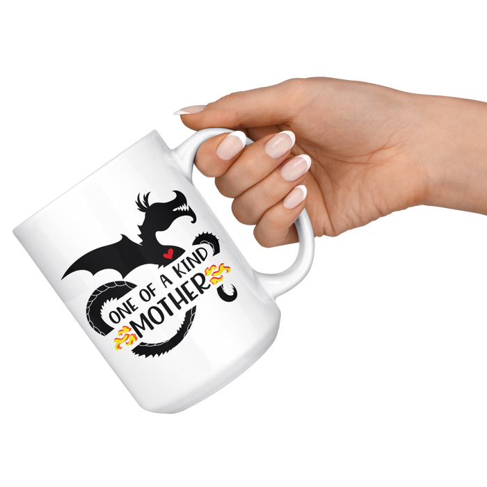 One of a Kind Dragon Mom, 11oz & 15oz Mug Options, Free Shipping