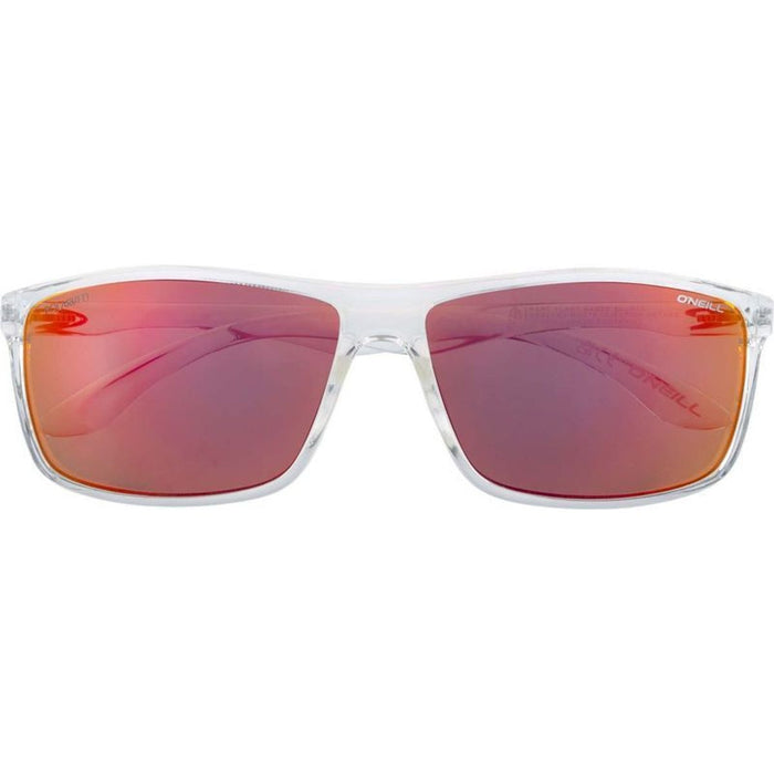 ONS 9004 2.0, Gloss Crystal Clear/Red Mirror Polarised Lenses