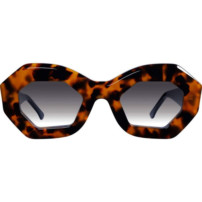 Opera, Honey Tort and Black Temple with Gold Metal/Black Gradient Lenses