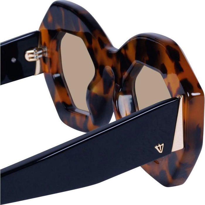 Opera, Honey Tort with Gold Metal/Light Brown Lenses