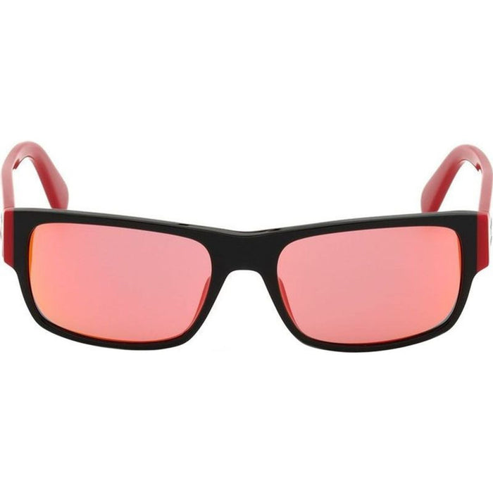 OR0007, Shiny Black/Bordeaux Mirror Lenses