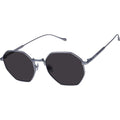 Orb, Matte Silver Japanese Titanium/Black Lenses