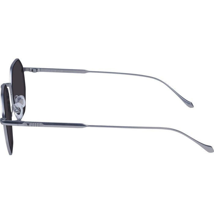 Orb, Matte Silver Japanese Titanium/Black Lenses