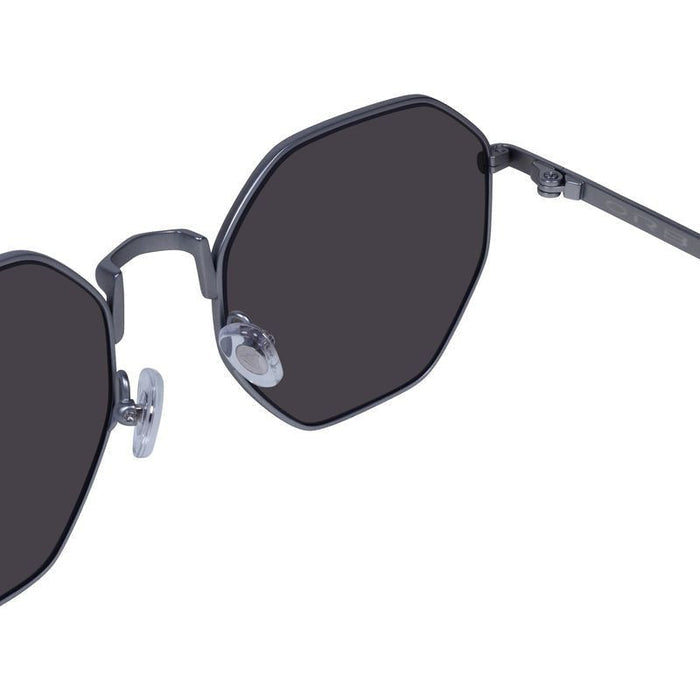 Orb, Matte Silver Japanese Titanium/Black Lenses