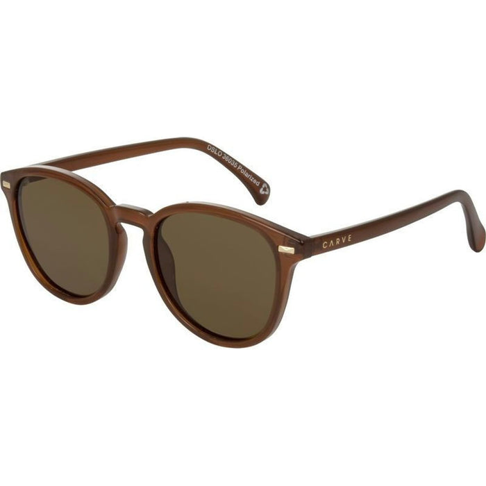 Oslo, Recycled Crystal Tobacco/Brown Polarised Lenses