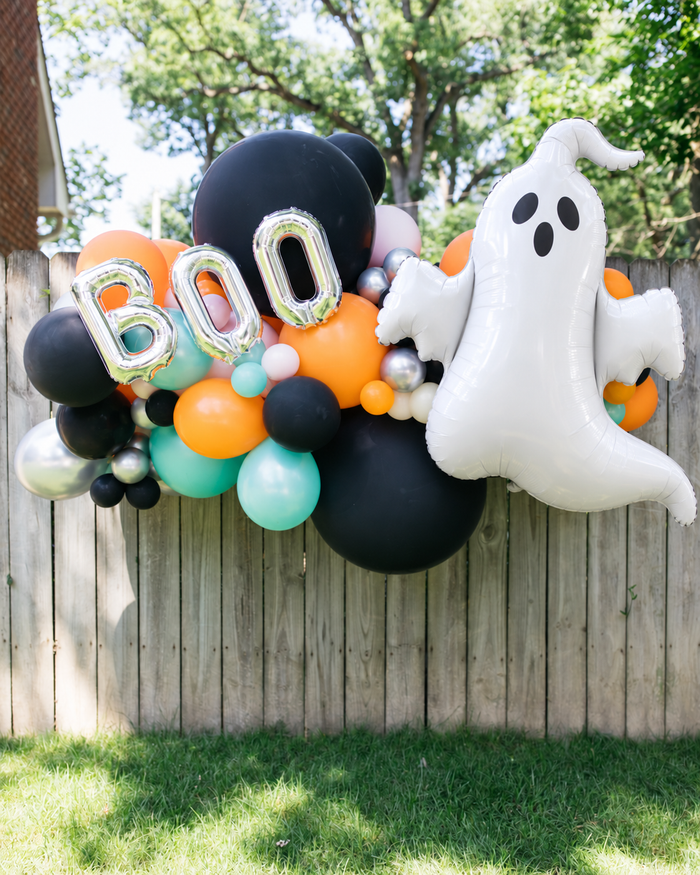 OUTDOOR - Halloween - Balloon Garland Install Piece with Foils - 7ft
