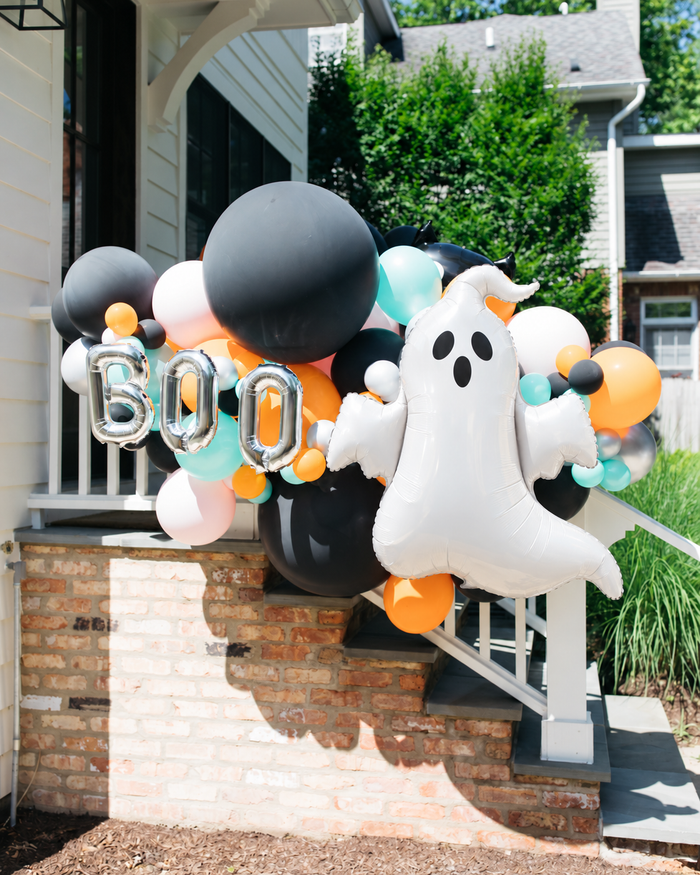 OUTDOOR - Halloween - Balloon Garland Install Piece with Foils - 7ft