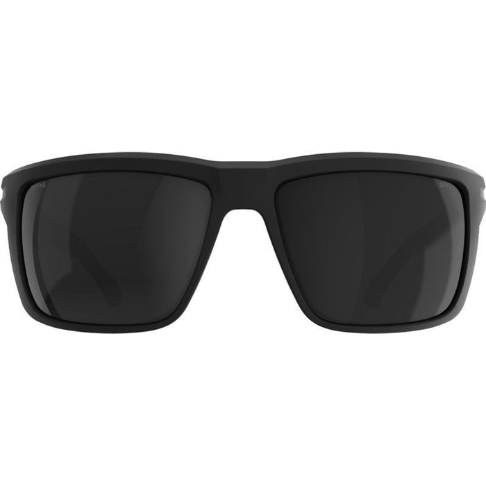 Overhaul, Soft Matte Black/Happy Boost Black Mirror Polarised Lenses