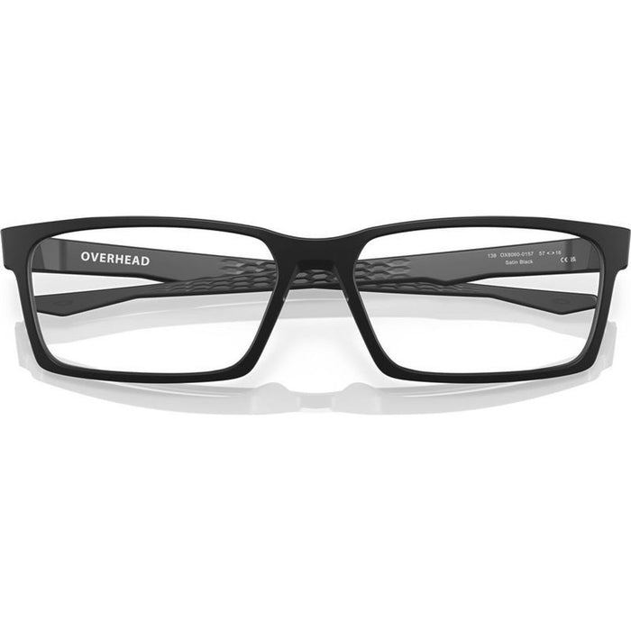 Overhead OX8060, Satin Black/Clear Lenses 57 Eye Size