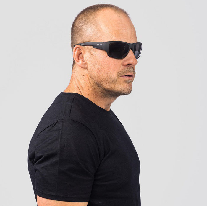 P1996, Matte Black/Smoke Polarised Lenses