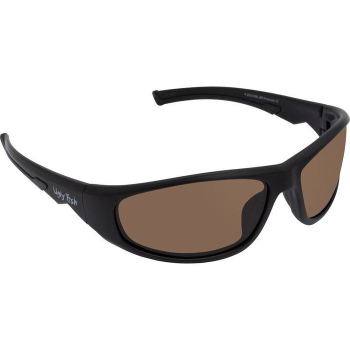P2033, Matte Black/Brown Polarised Lenses