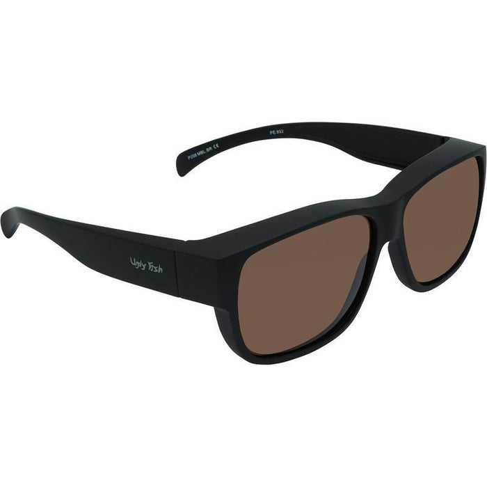 P208, Matte Black/Brown Polarised Lenses