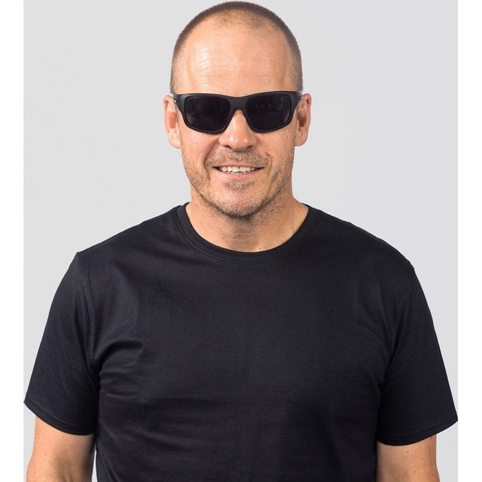 P6504, Matte Black/Smoke Polarised Lenses