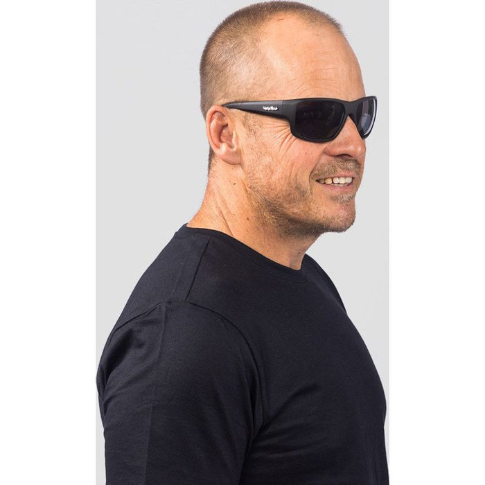 P6504, Matte Black/Smoke Polarised Lenses