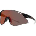 Pace X, Matte Black Splatter/Red Mirror Lenses