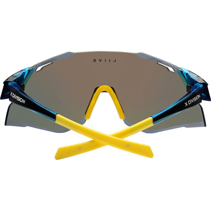 Pace X, Xtal Neon Blue/Blue Mirror Lenses