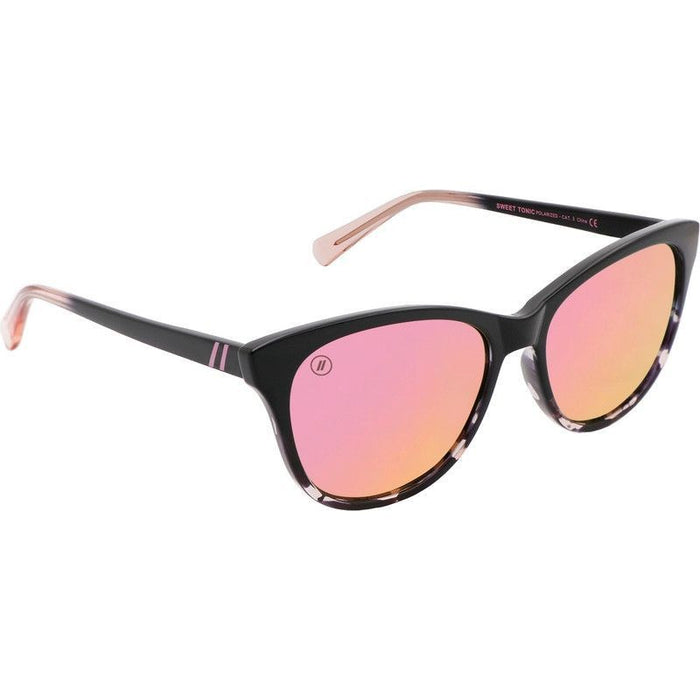 Palmy, Sweet Tonic Black/Pink Mirror Polarised Lenses