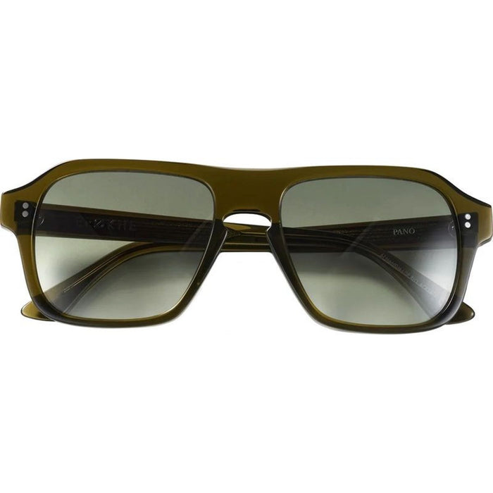 Pano, Polished Army Green/Green Gradient Lenses
