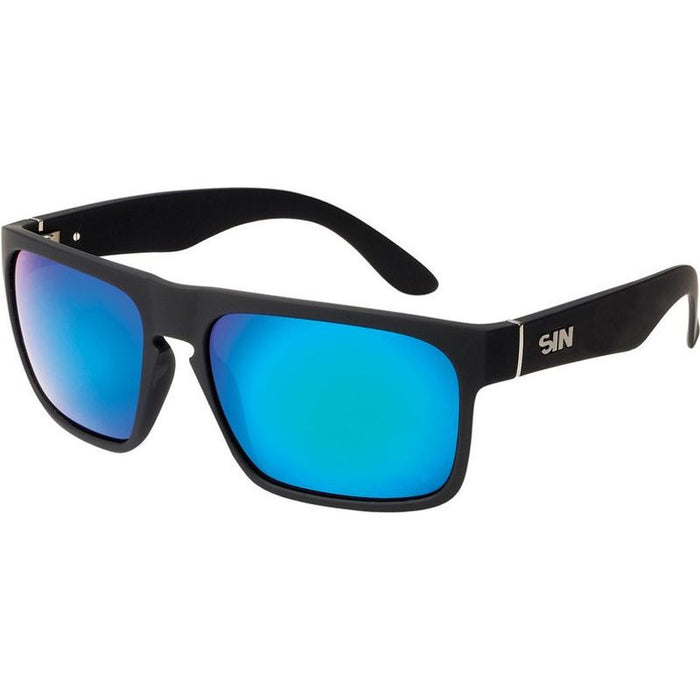 Peccant, Black Rubber/Green Blue Flash Mirror Polarised Lenses