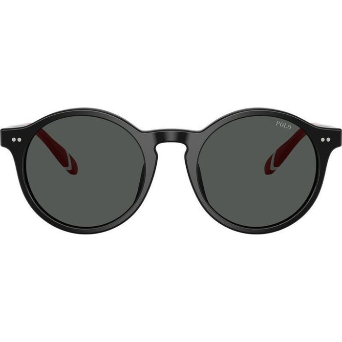 PH4204U, Shiny Black and Tartan Red/Dark Grey Lenses 50 Eye Size