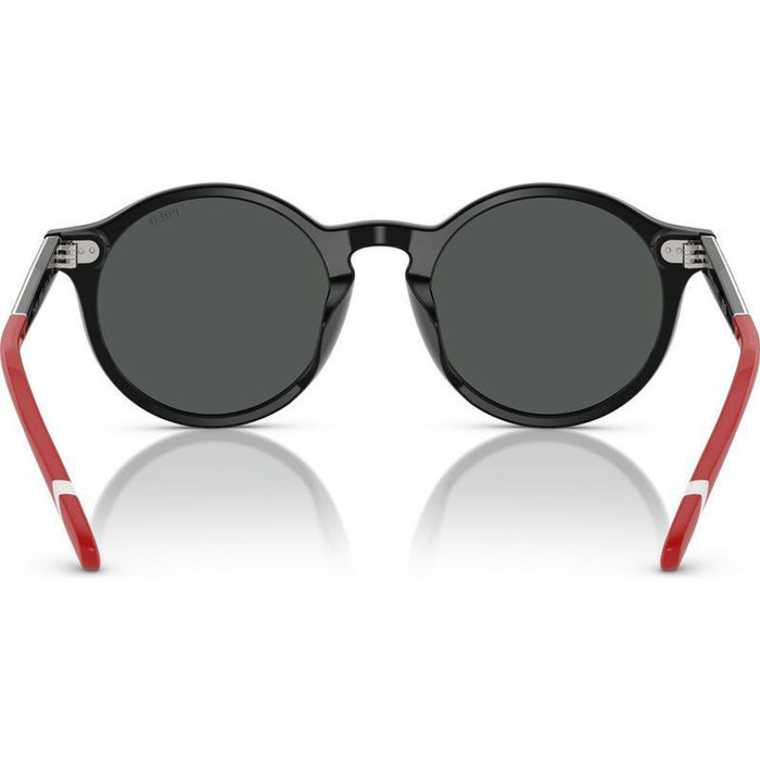 PH4204U, Shiny Black and Tartan Red/Dark Grey Lenses 50 Eye Size