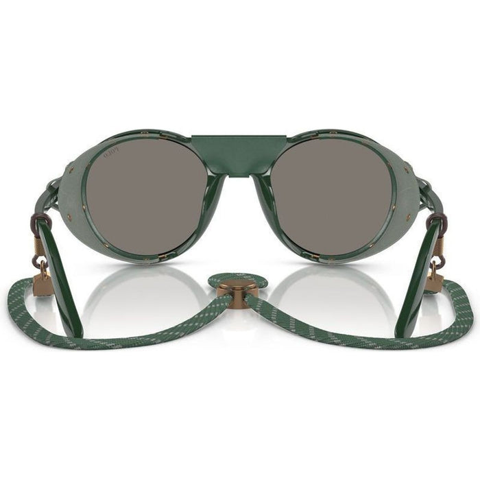PH4216QU, Shiny Green/Light Grey Silver Mirror Lenses