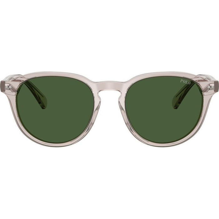 PH4221, Shiny Transparent Light Taupe/Bottle Green Lenses