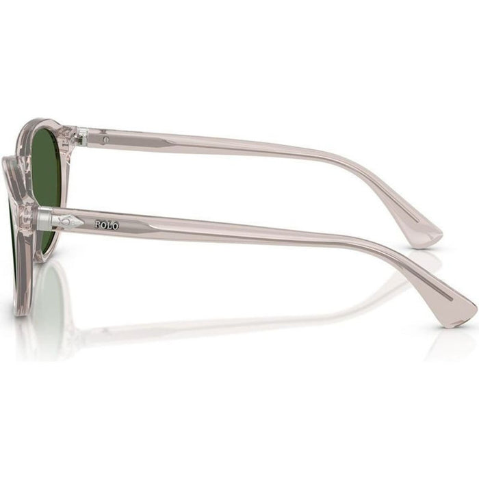 PH4221, Shiny Transparent Light Taupe/Bottle Green Lenses