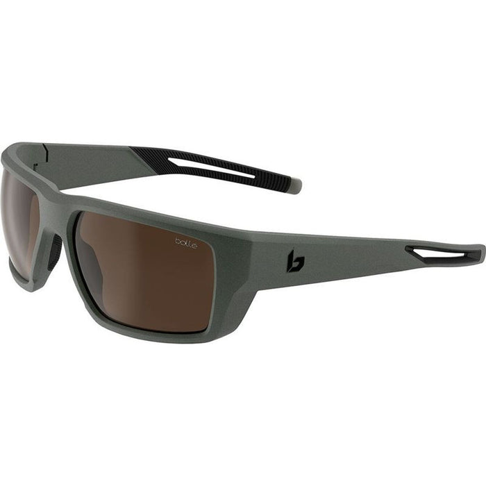 Pharon, Matte Alloy Fern/Brown Polarised Lenses